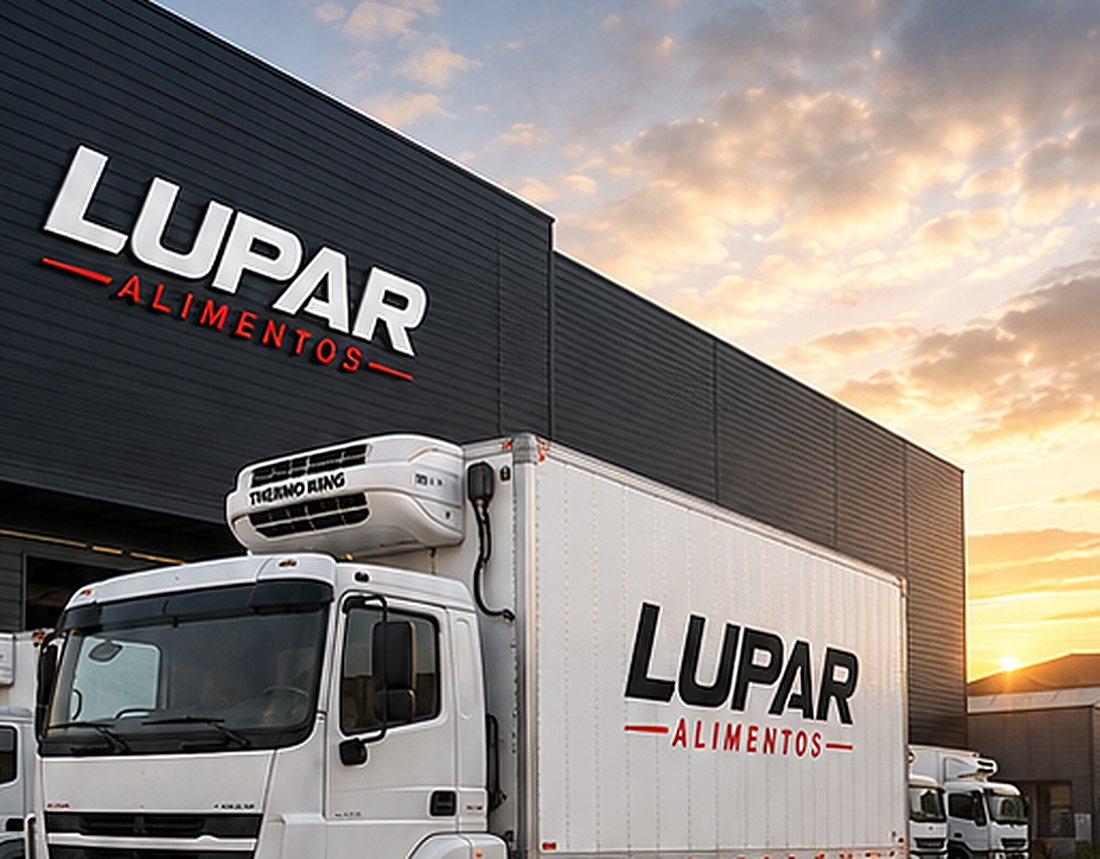 Frota refrigerada da Lupar Alimentos